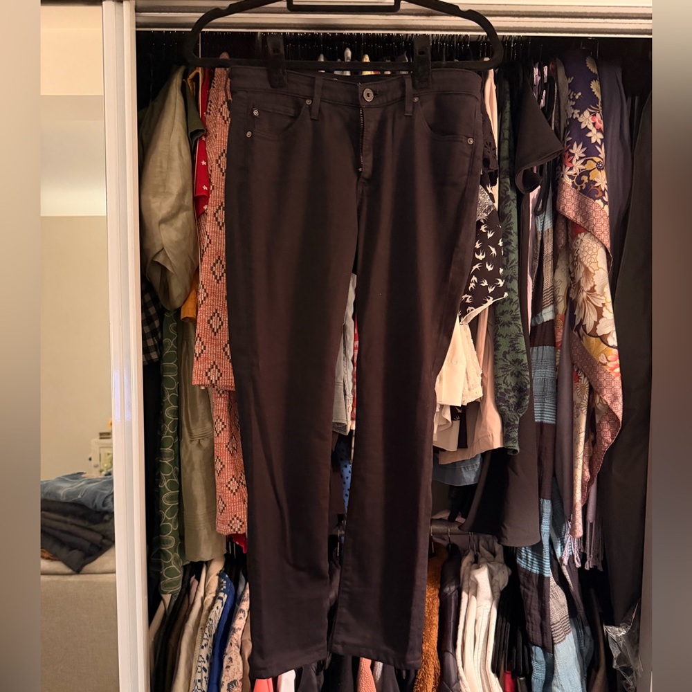 Ag Adriano Goldschmied Black Denim Jeans